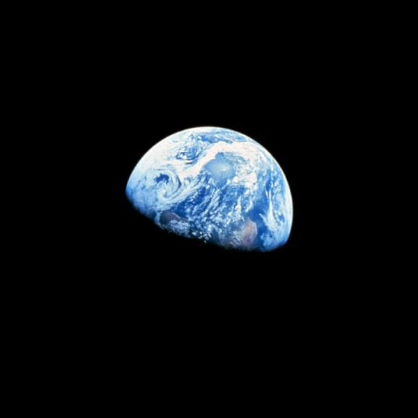 Earth Rise 1968 photo