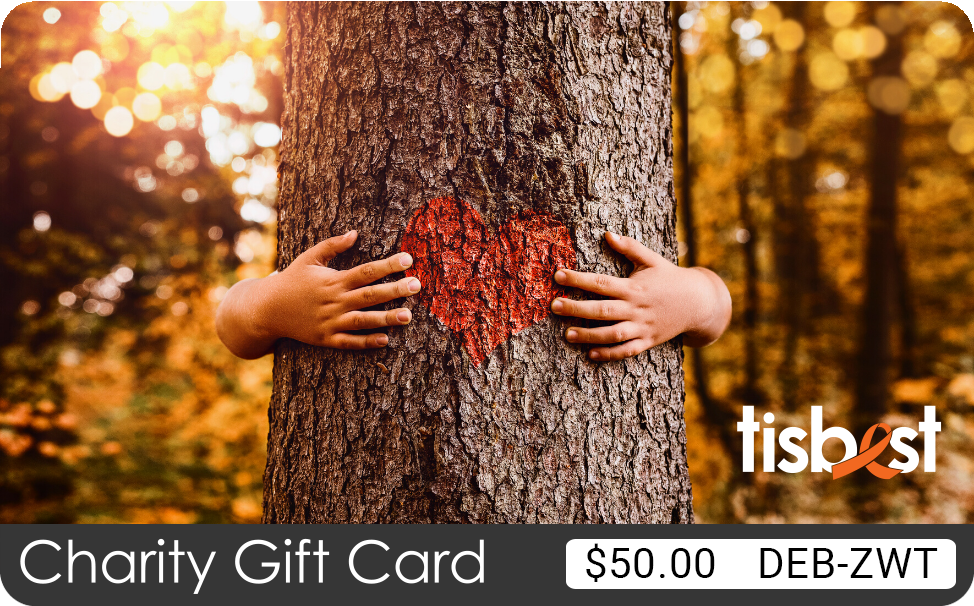 TisBest Charity Gift Cards come in three eco-friendly and convenient formats. 