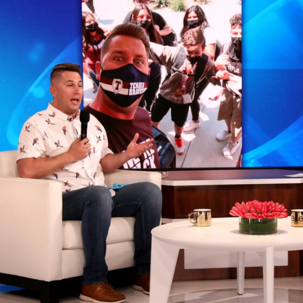 Dancing Middle School Teacher Austin LeMay Appears on The Ellen DeGeneres Show.