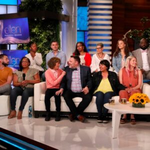 Four years after the 2000th episode aired, the Lucky 13 reunited on The Ellen DeGeneres Show once again.