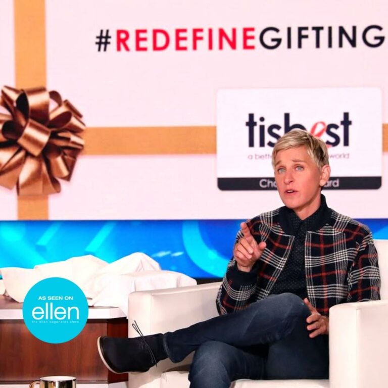 The Ellen DeGeneres Show Gives Back Through TisBest