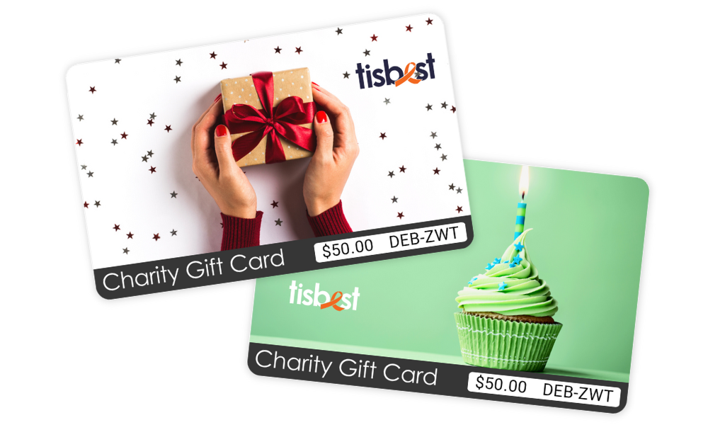TisBest Charity Gift Cards make excellent employee appreciation gifts that can be given for any reason or any season.