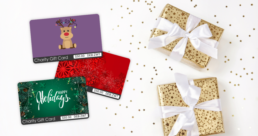 TisBest Charity Gift Cards are customizable, making them the perfect last-minute holiday gifts for everyone on your list.